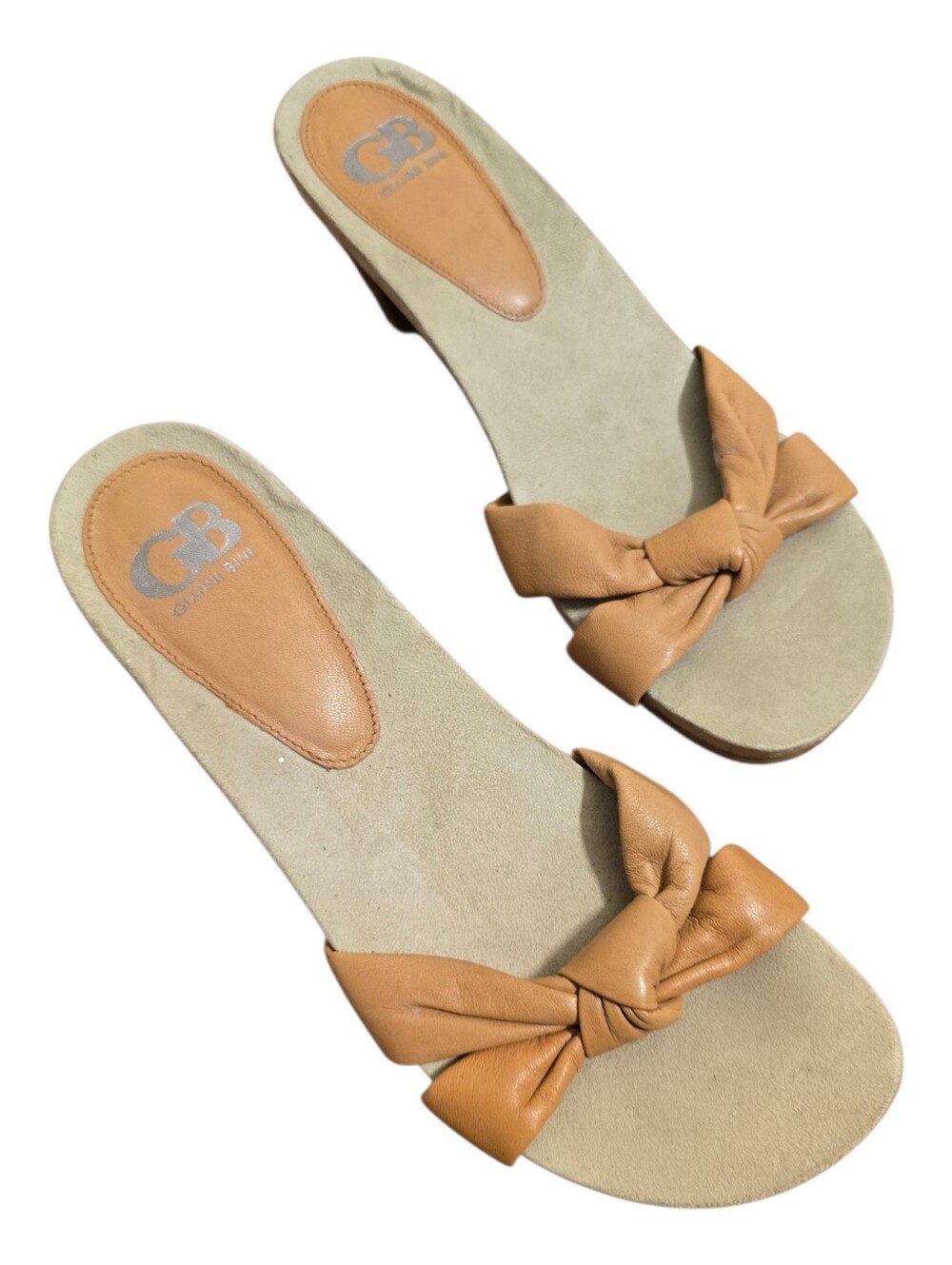 Gianni Bini Old Money Chic Brown Why Knot Quiet Luxury Heeled Sandals 9